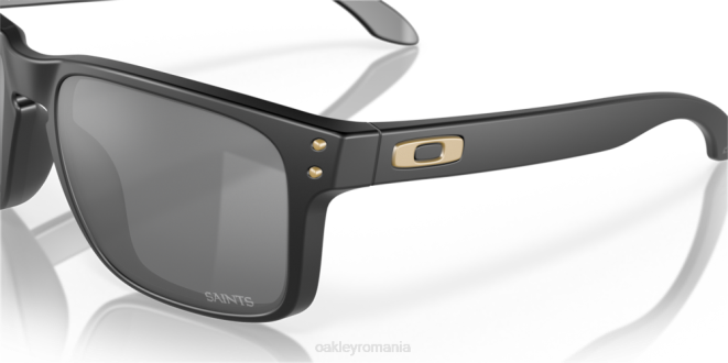 Oakley Lentile prizm negre, cadru negru mat New Orleans Saints Holbrook ochelari 620J642
