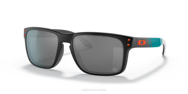 Oakley Lentile prizm negre, cadru negru mat delfinii miami holbrook ochelari 620J637