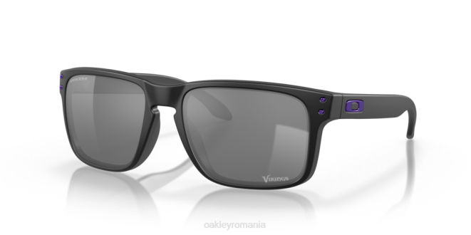 Oakley Lentile prizm negre, cadru negru mat minnesota vikings holbrook ochelari 620J638