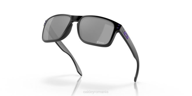 Oakley Lentile prizm negre, cadru negru mat minnesota vikings holbrook ochelari 620J638