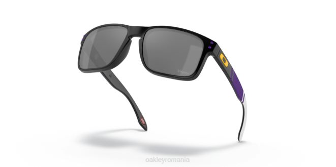 Oakley Lentile prizm negre, cadru negru mat minnesota vikings holbrook ochelari 620J639