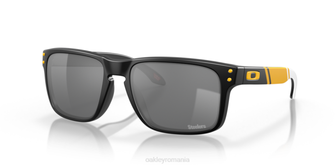 Oakley Lentile prizm negre, cadru negru mat pittsburgh steelers holbrook ochelari 620J649