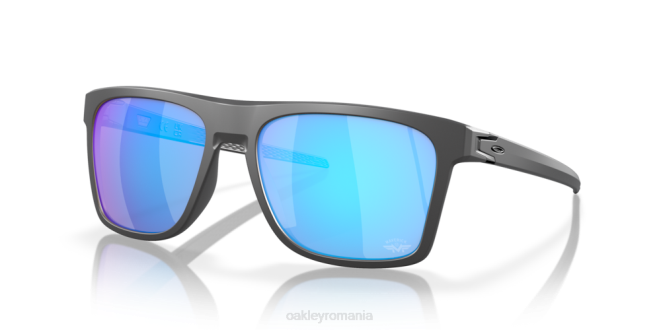 Oakley Lentile prizm safir, cadru gri închis mat colecția leffingwell maverick vinales ochelari 620J602
