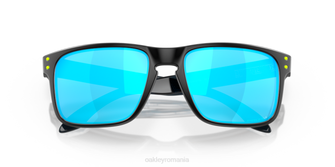 Oakley Lentile prizm safir, cadru negru lustruit Holbrook (low bridge fit) colecție de înaltă rezoluție ochelari 620J804