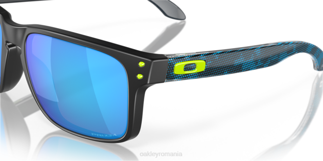 Oakley Lentile prizm safir, cadru negru lustruit Holbrook (low bridge fit) colecție de înaltă rezoluție ochelari 620J804