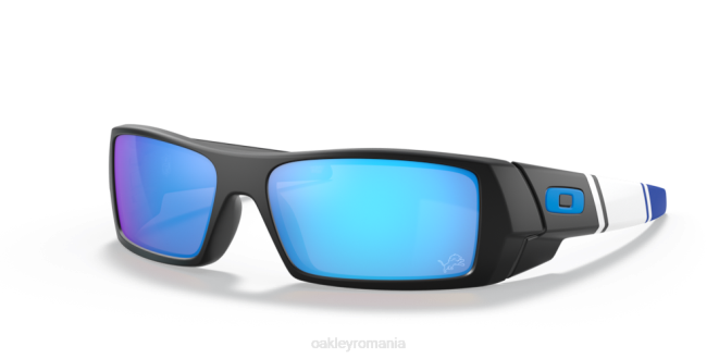 Oakley Lentile prizm safir, cadru negru mat Detroit Lions Gascan ochelari 620J554