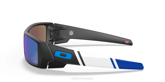 Oakley Lentile prizm safir, cadru negru mat Detroit Lions Gascan ochelari 620J554