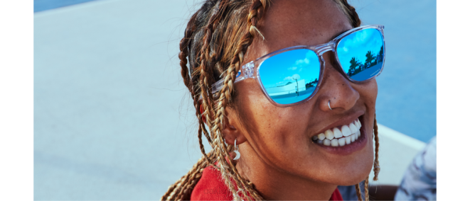 Oakley Lentile prizm safir, cadru transparent lustruit manarburn ochelari 620J1093