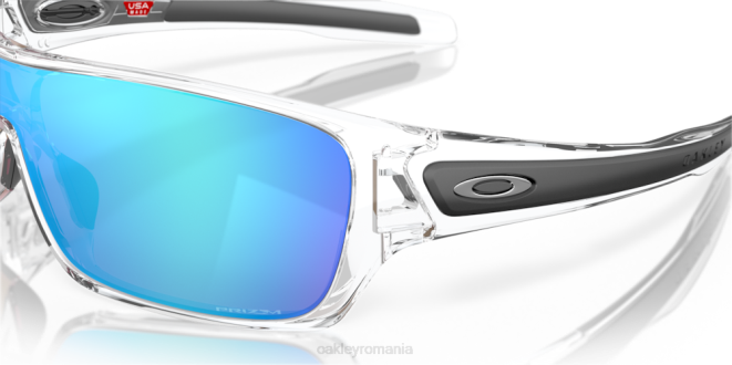 Oakley Lentile prizm safir, cadru transparent lustruit rotorul turbinei ochelari 620J160