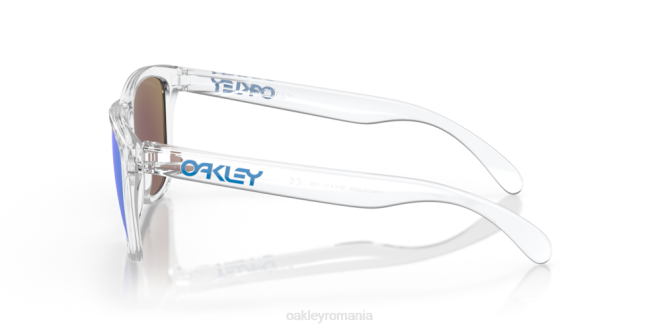 Oakley Lentile prizm safir, cadru transparent piei de broasca ochelari 620J110
