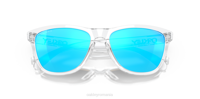 Oakley Lentile prizm safir, cadru transparent piei de broasca ochelari 620J110