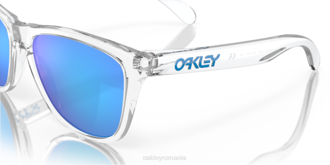 Oakley Lentile prizm safir, cadru transparent piei de broasca ochelari 620J110