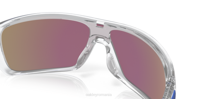 Oakley Lentile safir iridiu, cadru transparent lustruit rotorul turbinei ochelari 620J156