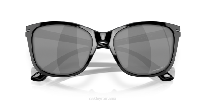 Oakley lentile cu iridiu negru, cadru negru lustruit pică înăuntru ochelari 620J762
