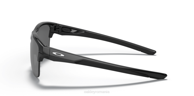 Oakley lentile cu iridiu negru, cadru negru lustruit thinlink ochelari 620J891