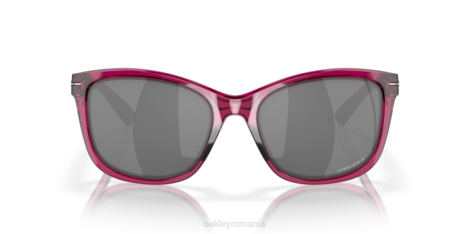 Oakley lentile cu iridiu negru, rama de cristal zmeura pică înăuntru ochelari 620J763