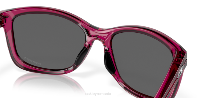 Oakley lentile cu iridiu negru, rama de cristal zmeura pică înăuntru ochelari 620J763