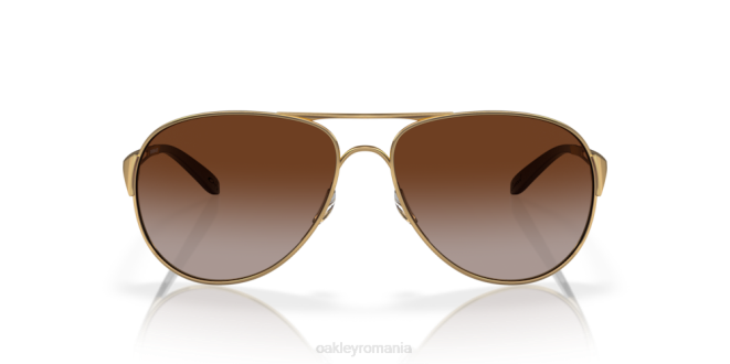 Oakley lentile degradate maro închis, cadru auriu lustruit avertisment ochelari 620J509