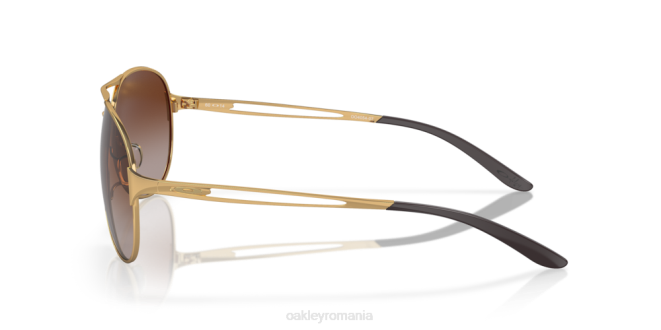 Oakley lentile degradate maro închis, cadru auriu lustruit avertisment ochelari 620J509