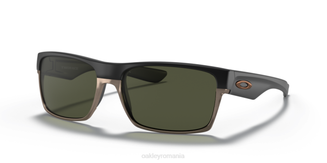 Oakley lentile gri închis, cadru negru mat două fețe (potrivire cu punte joasă) ochelari 620J845