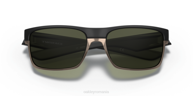 Oakley lentile gri închis, cadru negru mat două fețe (potrivire cu punte joasă) ochelari 620J845