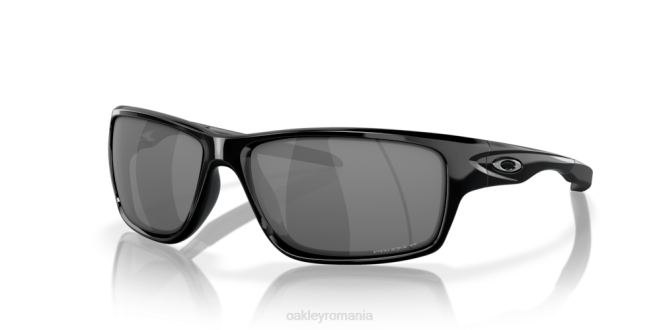 Oakley lentile polarizate cu iridiu negru, cadru negru lustruit cantină ochelari 620J744