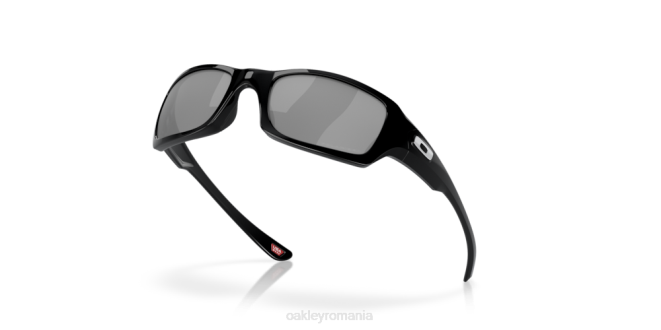 Oakley lentile polarizate cu iridiu negru, cadru negru lustruit cinci la pătrat ochelari 620J247