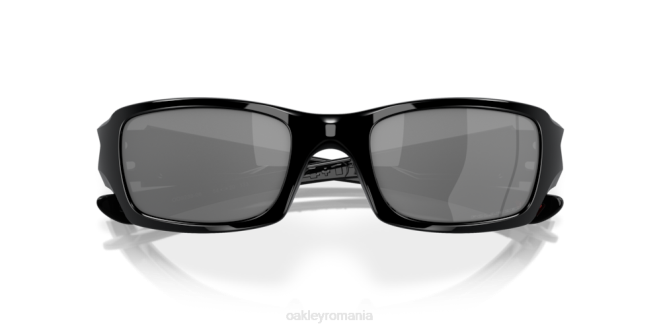 Oakley lentile polarizate cu iridiu negru, cadru negru lustruit cinci la pătrat ochelari 620J247
