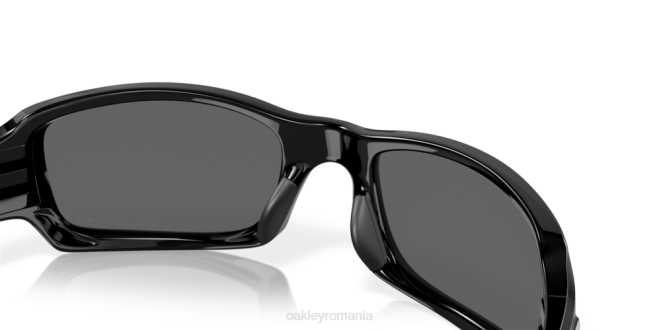 Oakley lentile polarizate cu iridiu negru, cadru negru lustruit cinci la pătrat ochelari 620J247