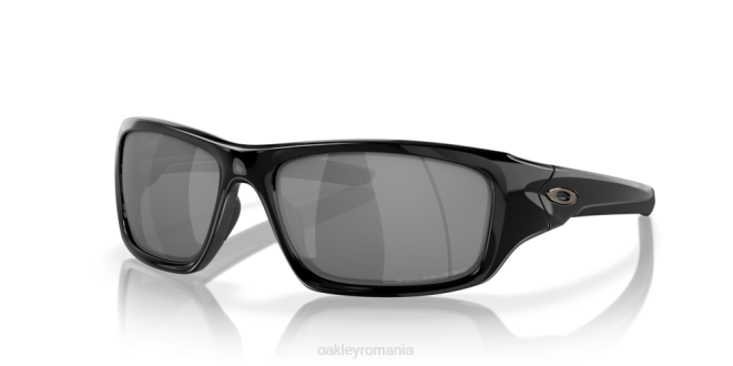 Oakley lentile polarizate cu iridiu negru, cadru negru lustruit supapă ochelari 620J772