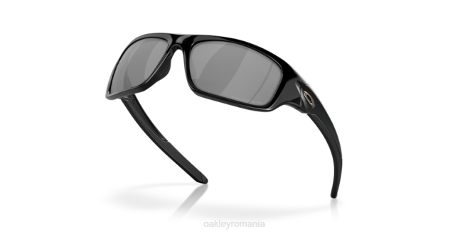 Oakley lentile polarizate cu iridiu negru, cadru negru lustruit supapă ochelari 620J772