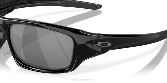 Oakley lentile polarizate cu iridiu negru, cadru negru lustruit supapă ochelari 620J772