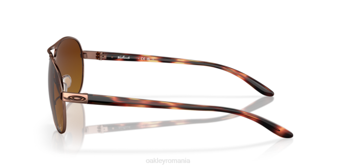 Oakley lentile polarizate maro gradient, rama aurie roz părere ochelari 620J479