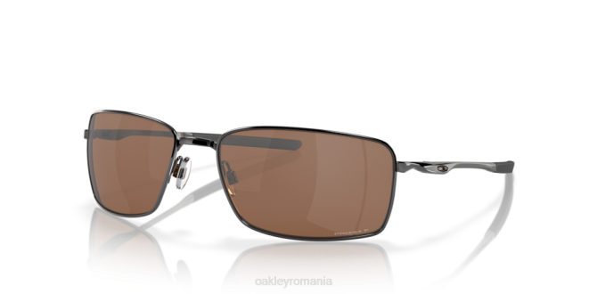 Oakley lentile polarizate prizm tungsten, rama tungsten fir pătrat ochelari 620J498