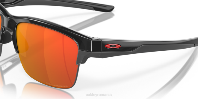 Oakley lentile polarizate ruby ​​iridium, rama cu cerneala neagra thinlink ochelari 620J894