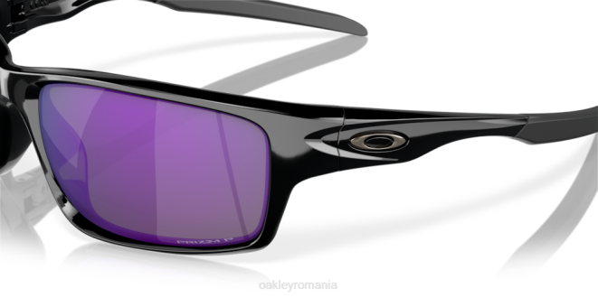 Oakley lentile polarizate violet iridiu, rama neagra lustruita cantină ochelari 620J746