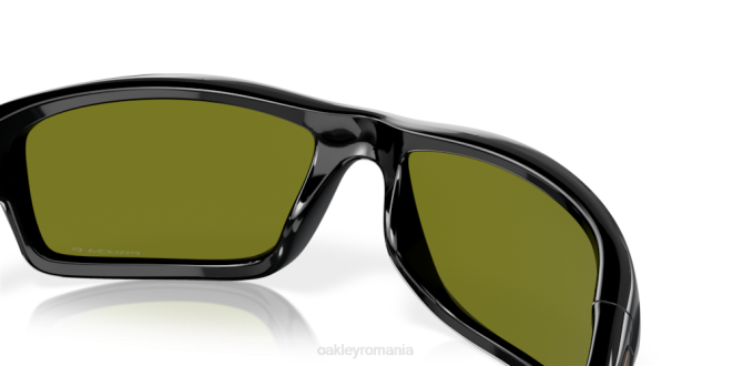 Oakley lentile polarizate violet iridiu, rama neagra lustruita cantină ochelari 620J746