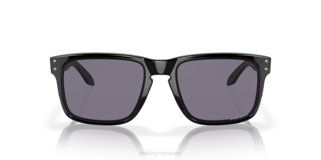 Oakley lentile prizm gri, rama neagra lustruita Holbrook (potrivire cu punte joasă) ochelari 620J791