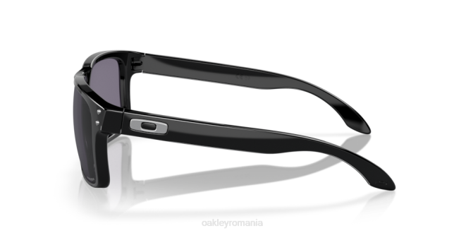 Oakley lentile prizm gri, rama neagra lustruita Holbrook (potrivire cu punte joasă) ochelari 620J791