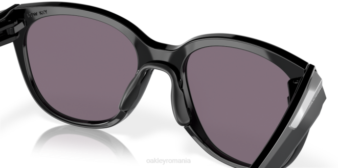 Oakley lentile prizm gri, rama neagra lustruita cheie usoara ochelari 620J939