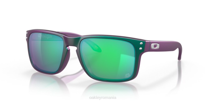 Oakley lentile prizm jade, troy lee designs mate purpuriu verde ramă schimbare seria Holbrook Troy Lee Designs ochelari 620J655