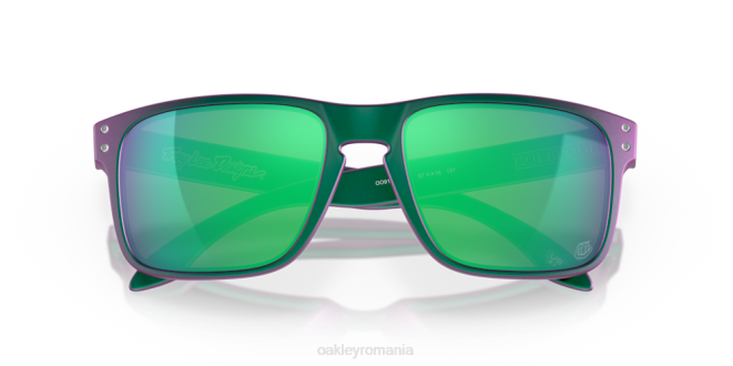 Oakley lentile prizm jade, troy lee designs mate purpuriu verde ramă schimbare seria Holbrook Troy Lee Designs ochelari 620J655
