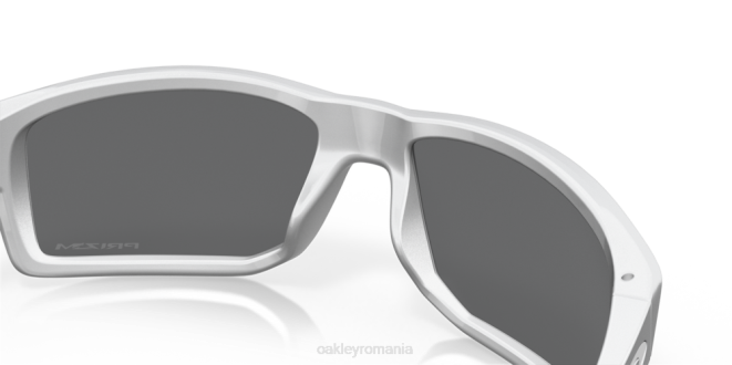 Oakley lentile prizm negre, cadru x-silver colecția gibston x-silver ochelari 620J973