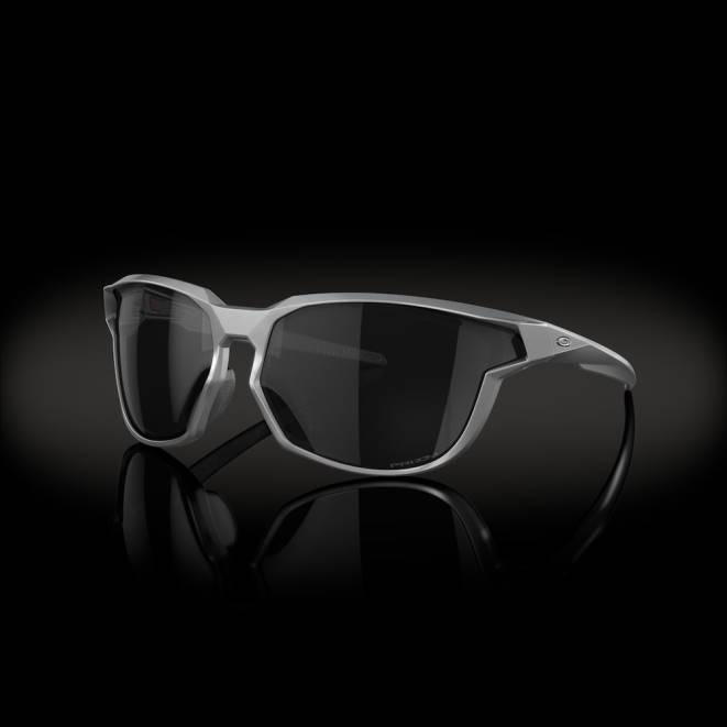 Oakley lentile prizm negre, cadru x-silver colecția kaast x-silver ochelari 620J753
