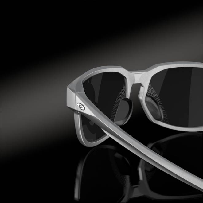 Oakley lentile prizm negre, cadru x-silver colecția kaast x-silver ochelari 620J753