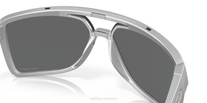 Oakley lentile prizm negre, cadru x-silver colectia castel x-silver ochelari 620J679