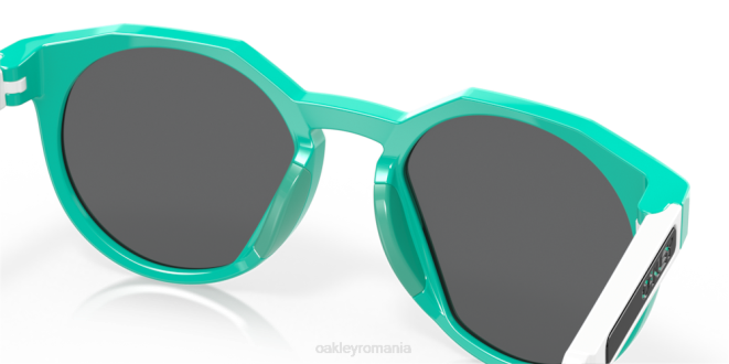 Oakley lentile prizm negre, rama celeste hstn (potrivire cu punte joasă) ochelari 620J1012