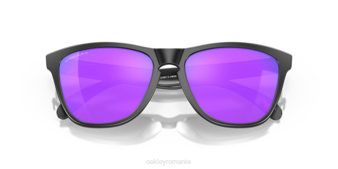 Oakley lentile violete prizm, cadru negru mat piei de broasca ochelari 620J113