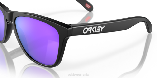 Oakley lentile violete prizm, cadru negru mat piei de broasca ochelari 620J113