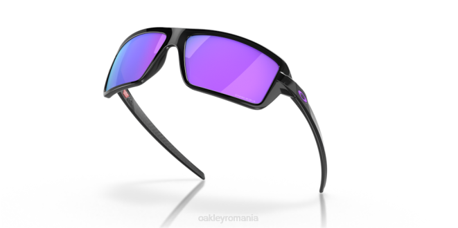 Oakley lentile violete prizm, rama cerneala neagra cabluri ochelari 620J672